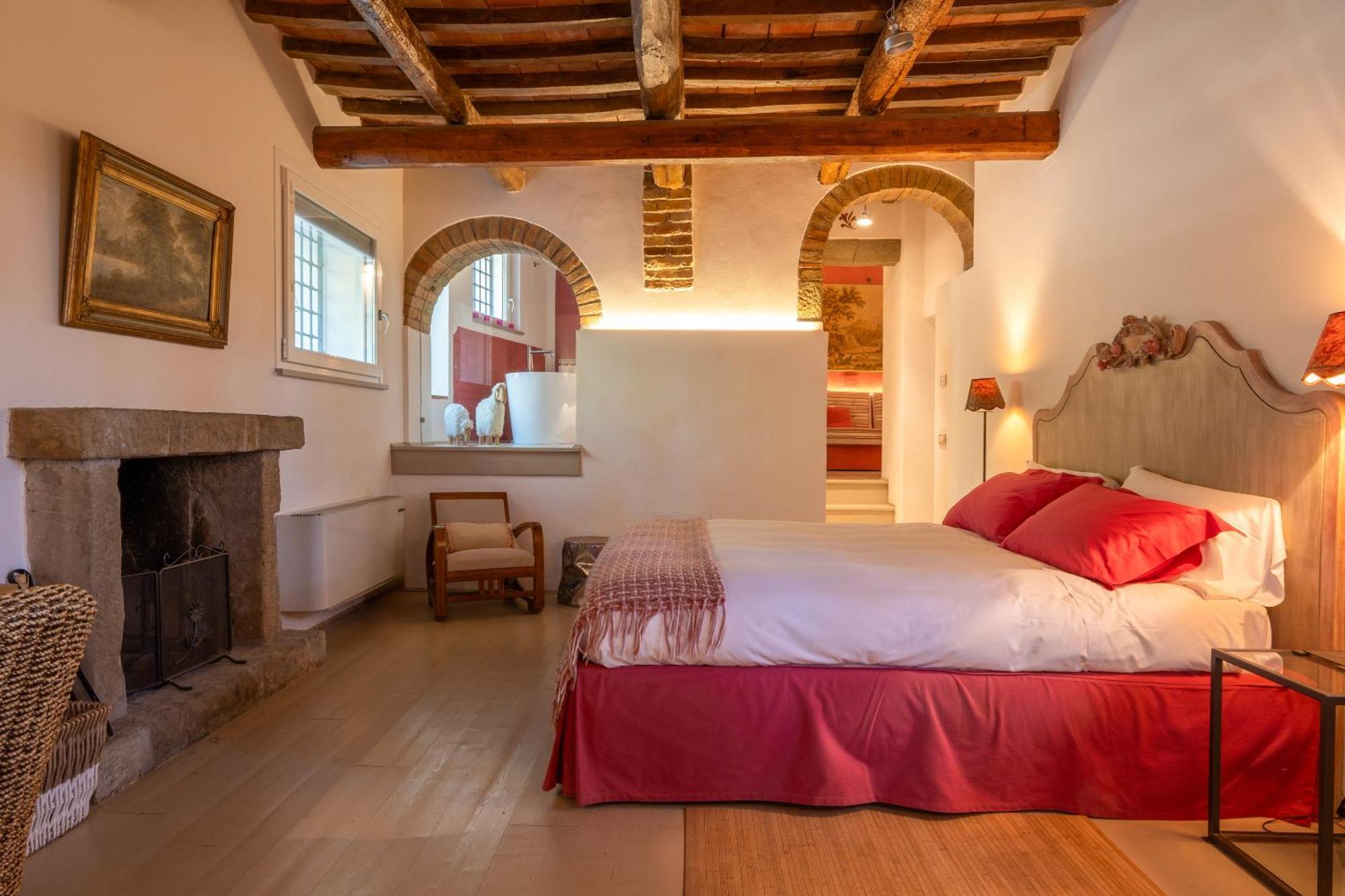 ペルージャ Relais Casamassimaヴィラ 部屋 写真