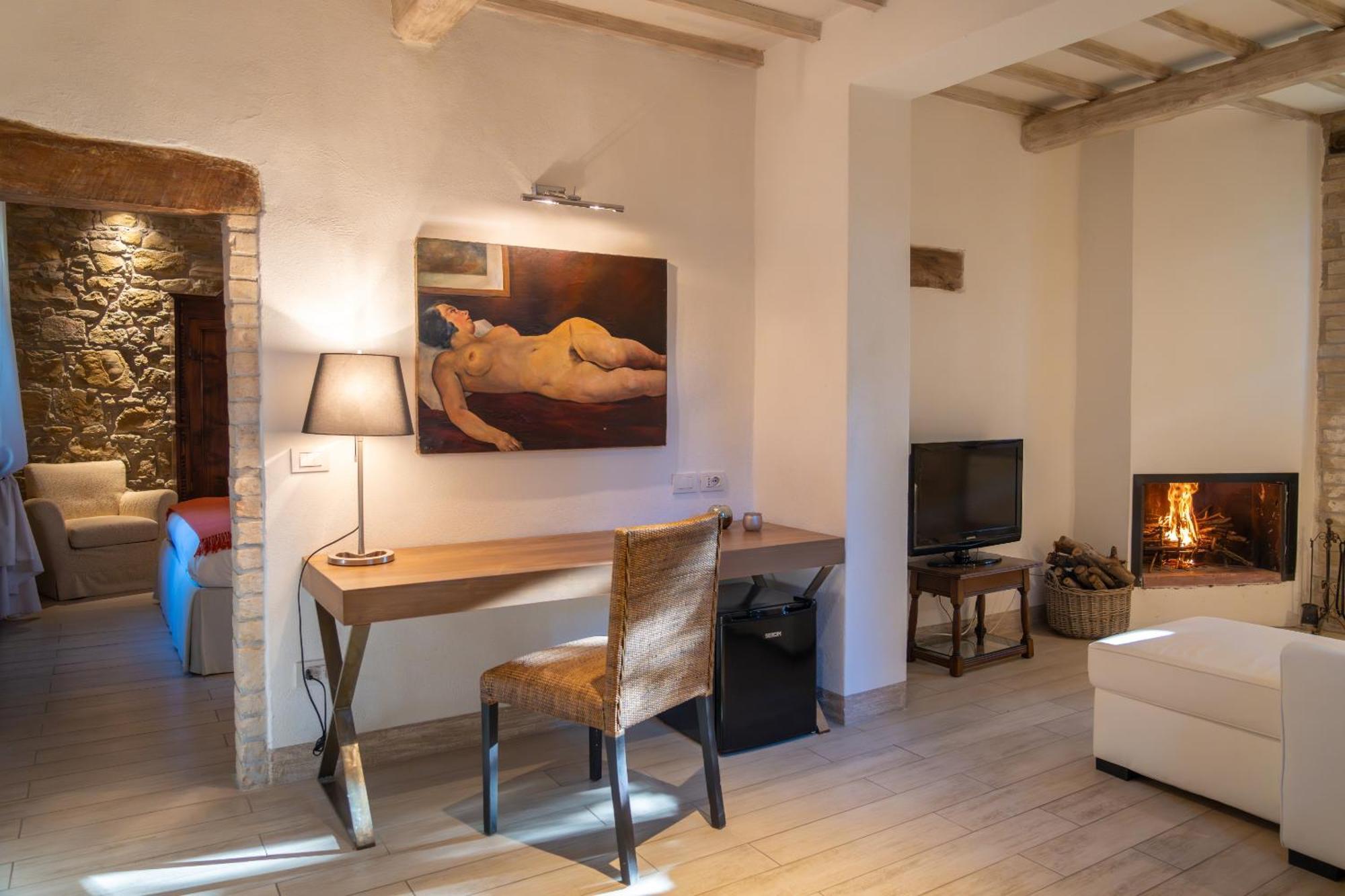 ペルージャ Relais Casamassimaヴィラ 部屋 写真